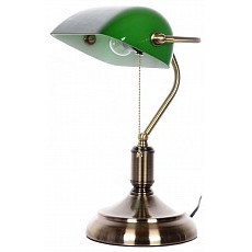 Настольная лампа декоративная lumina deco banker ldt 305 gr